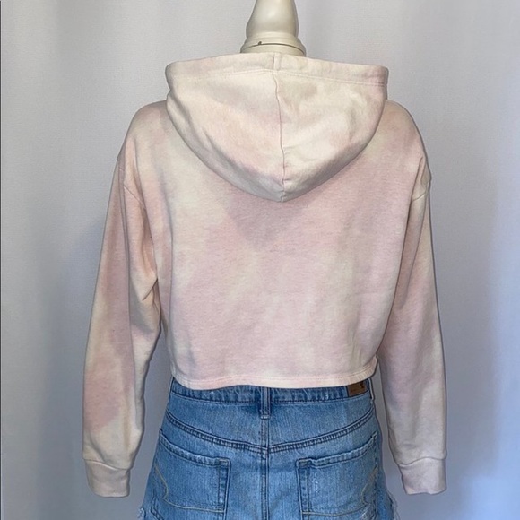 *CUSTOM REVERSE DYED CROPPED HOODIE - Picture 4 of 4
